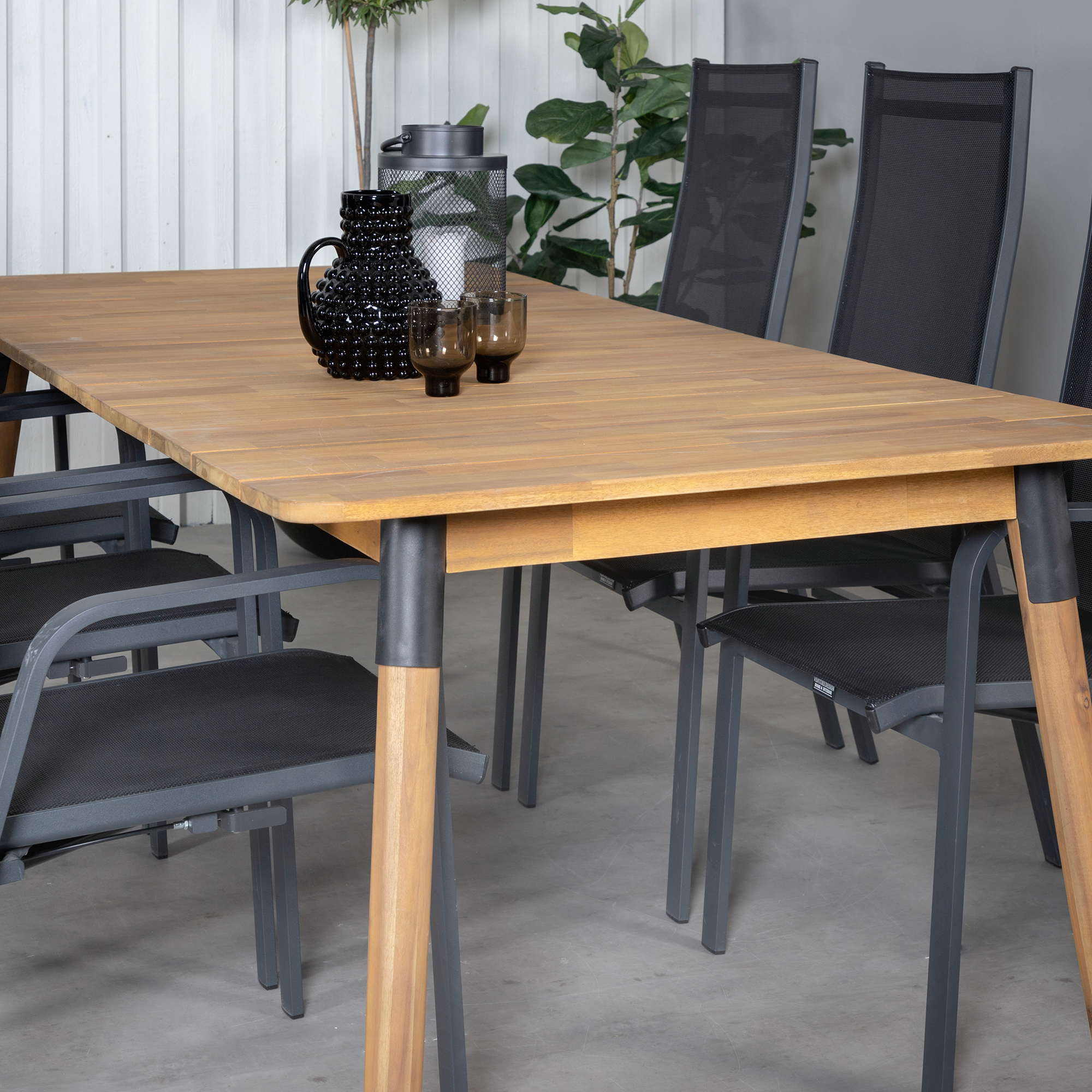 Matgrupp Venture Home Julle med 6 Cubb Recliner Matstolar
