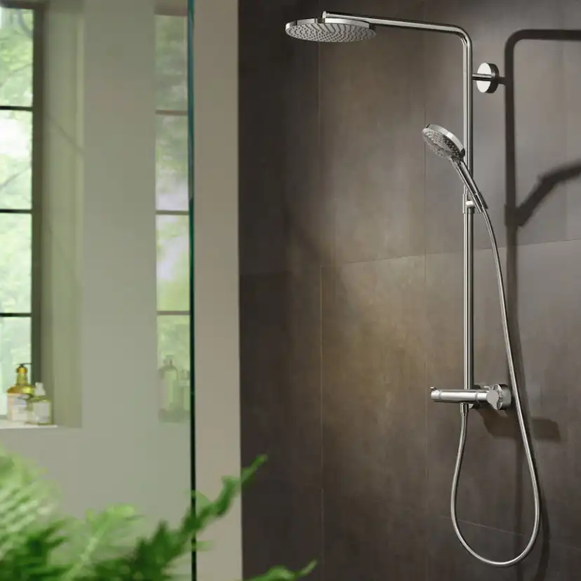 Takduschset Hansgrohe Raindance Select S Showerpipe 240 1jet PowderRain 150 cc