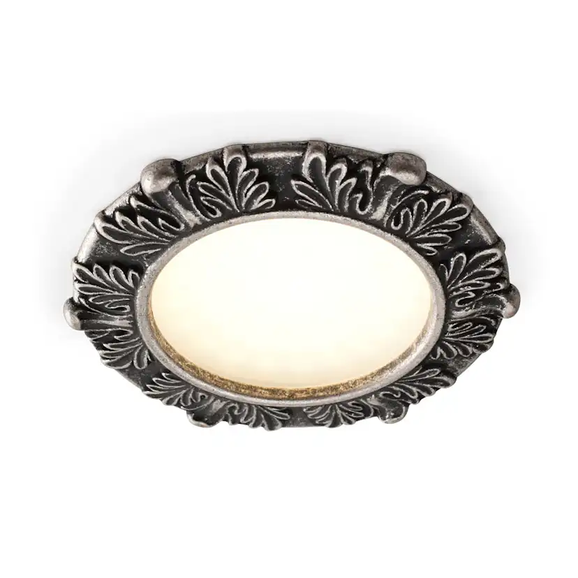 LED-spot Beslag Design Acanthus Antik Silver