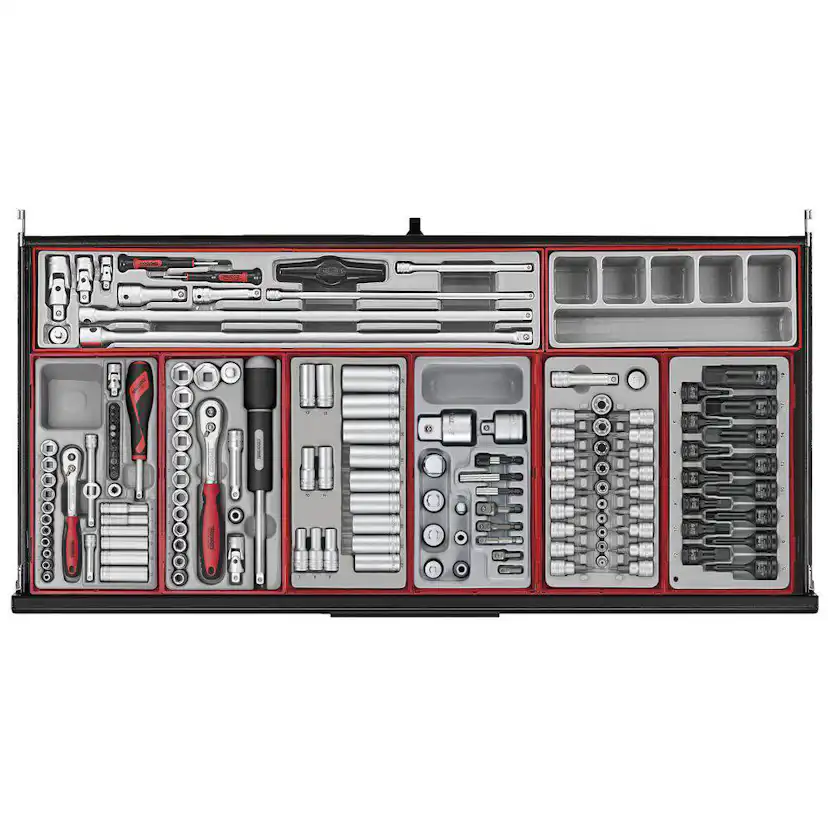 Verktygsset Teng Tools 1008 -Delar Svart