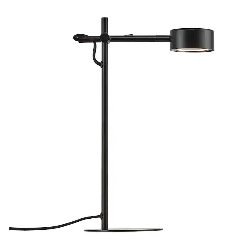 Bordslampa Nordlux Clyde Svart med Justerbart Lamphuvud