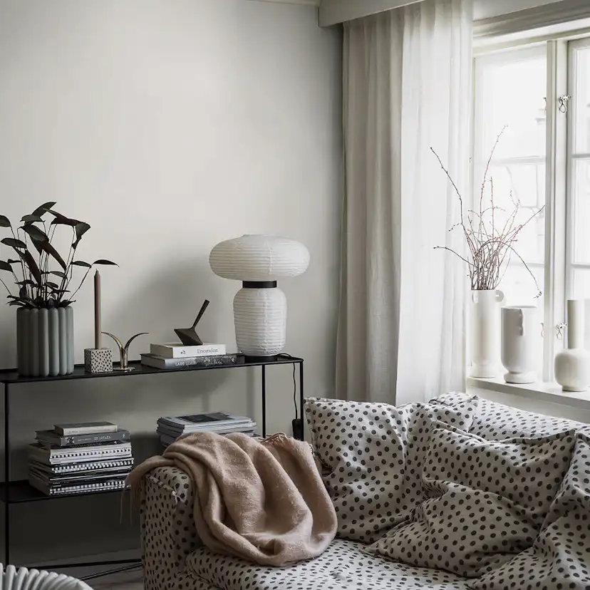 Tapet Boråstapeter Linen Birch White 4302 EasyUp, Enfärgad Vit