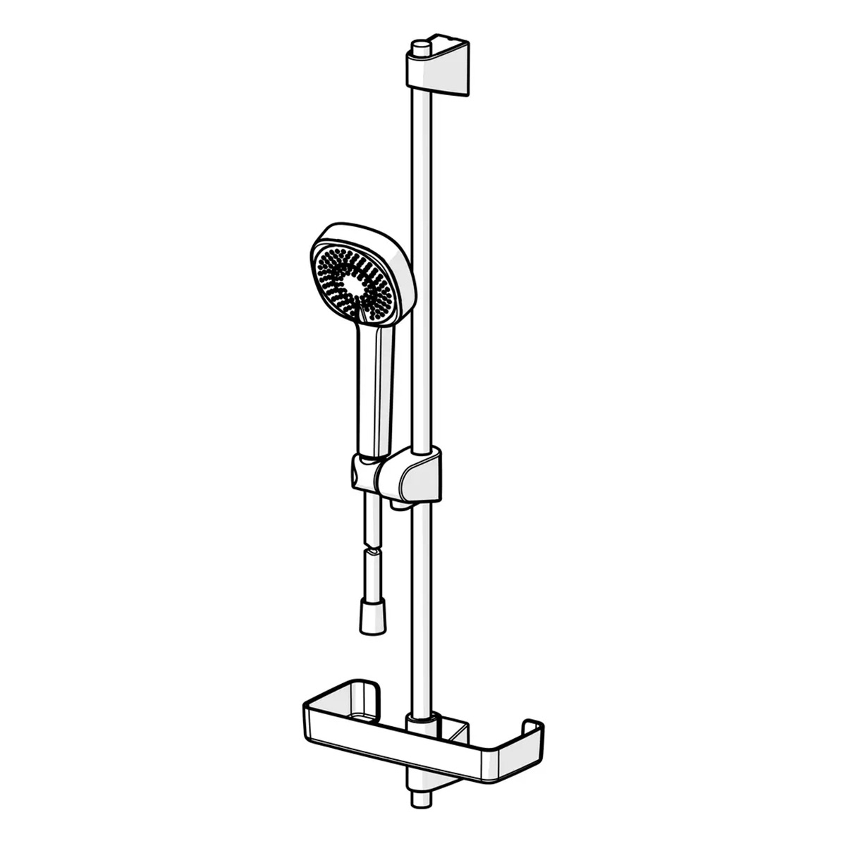 Duschset Oras Apollo Style ECO med 3 Strållägen