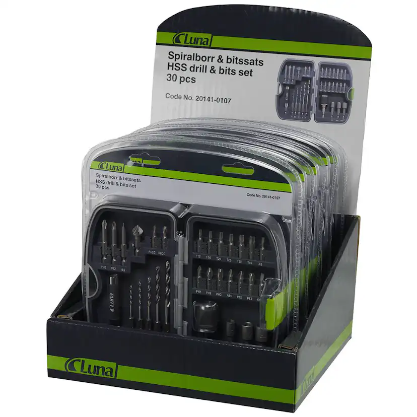 Bits Luna Tools Och Borrsats Med 30 Delar