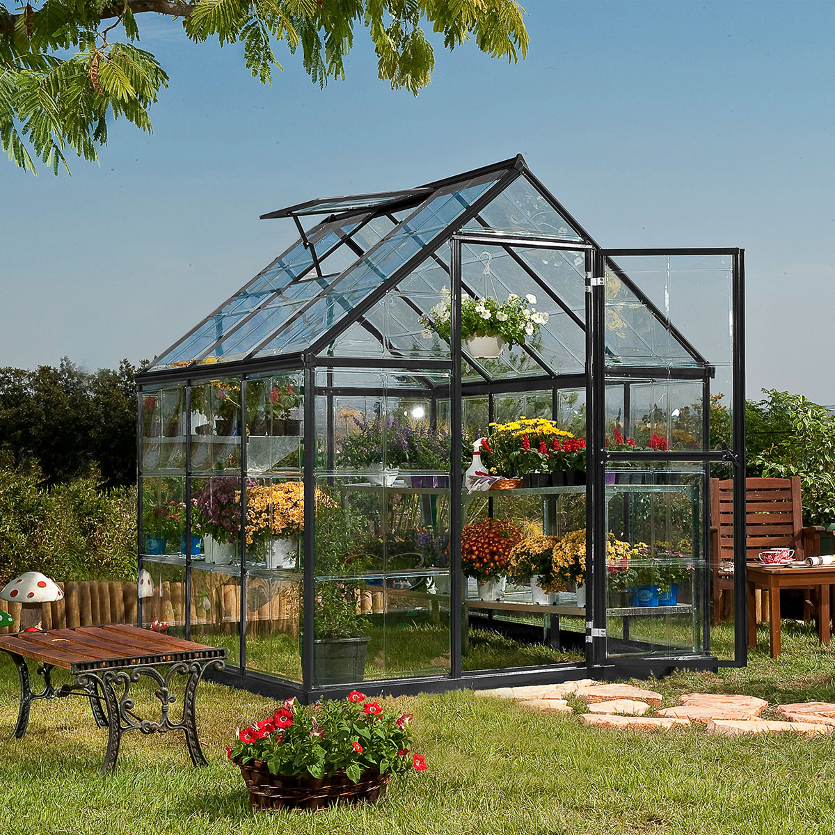 Växthus Canopia by Palram Harmony  3,4 m²