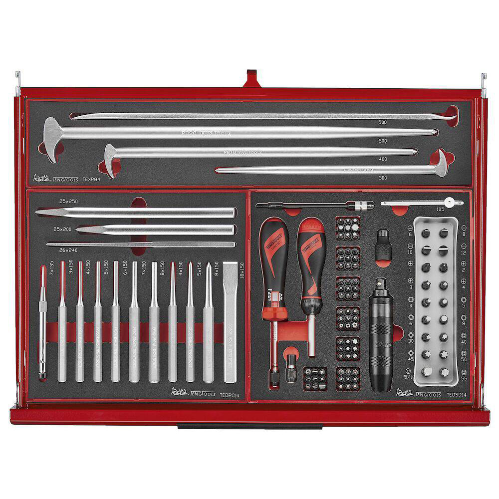 Verktygsset Teng Tools 418 -Delar