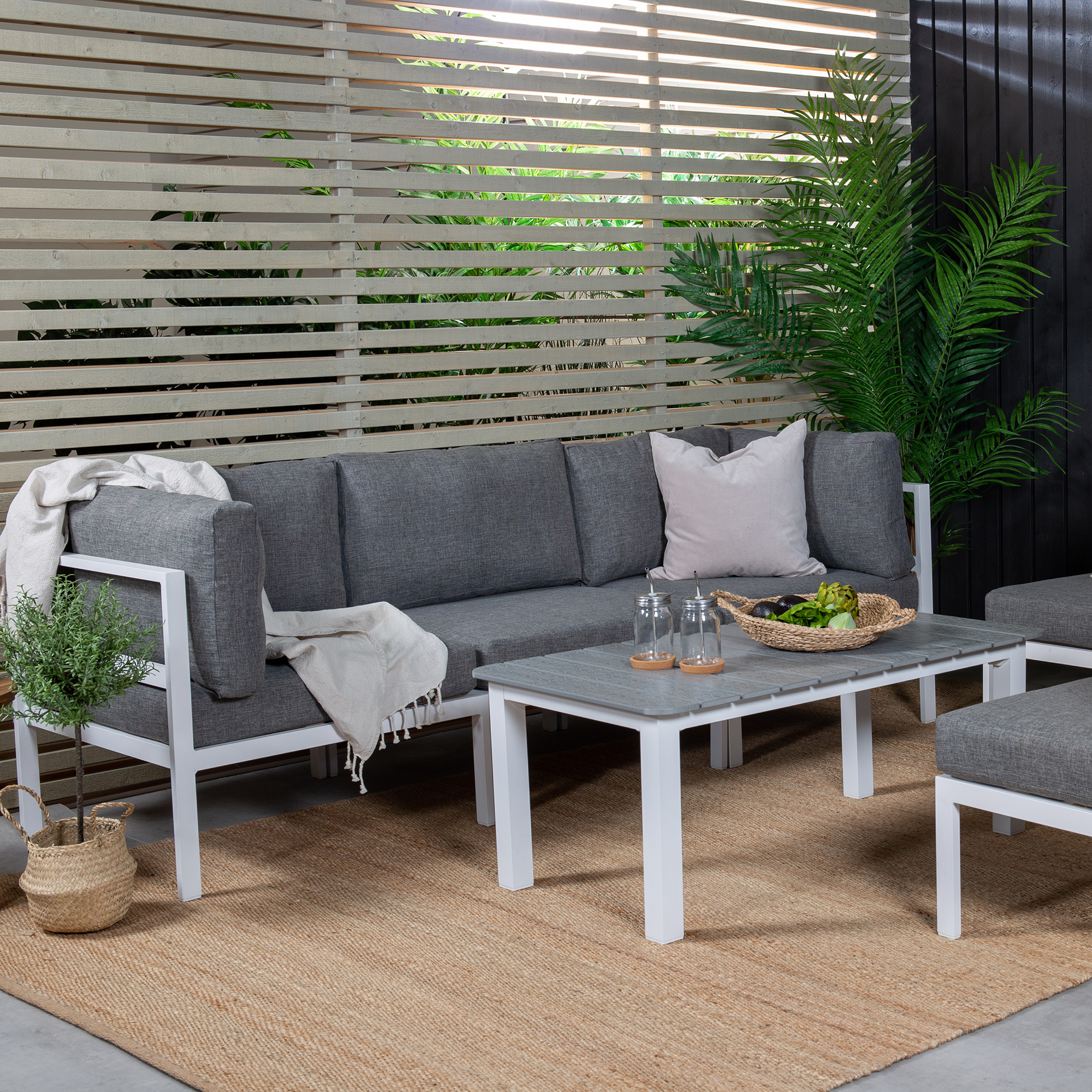 Loungegrupp Venture Home Copacabana med Parma Bord Utomhus