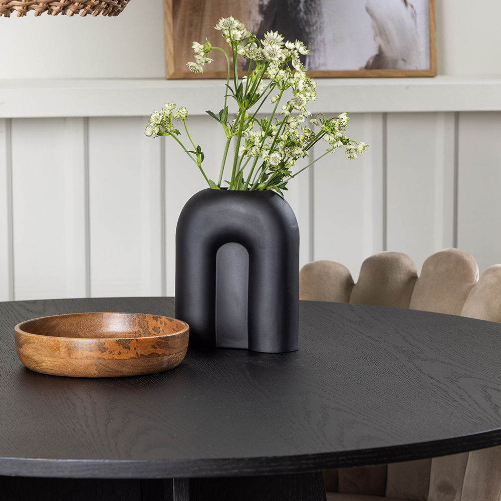 Matgrupp Venture Home Bootcut Ø110 cm med 4 Limhamn Light Stolar