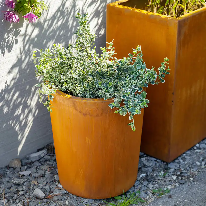 Ytterkruka Lyfco Cortenstål Rund 45 cm