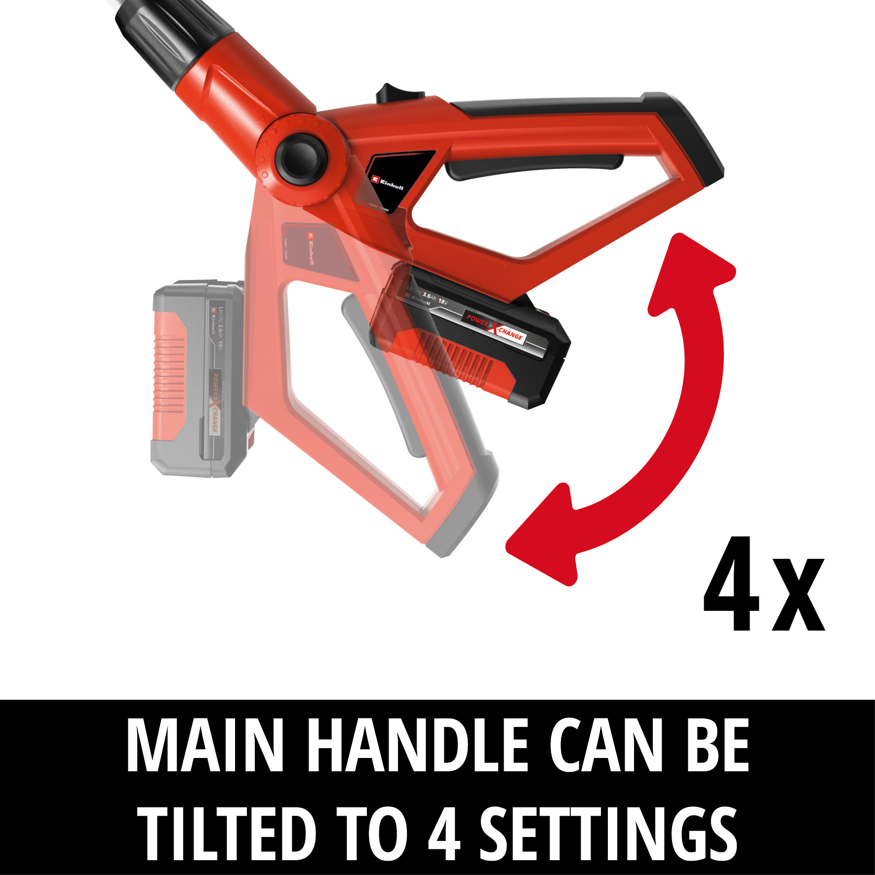 Multimaskin Einhell PXC GE-HC 18 Li T KIT PXC Med Batteri