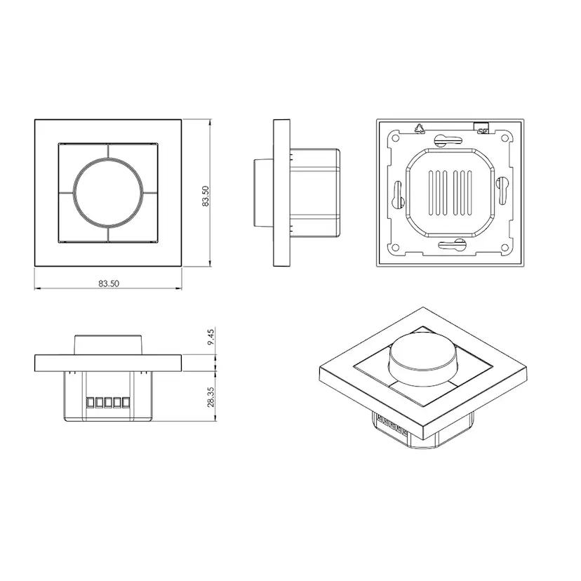 Dimmer SG ARMATUREN LEDDim Bluetooth 400W Tunable