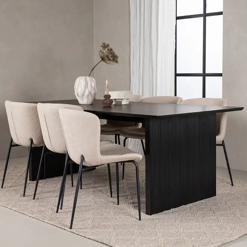 Matgrupp Venture Home Vail med 6 Modesto Stolar