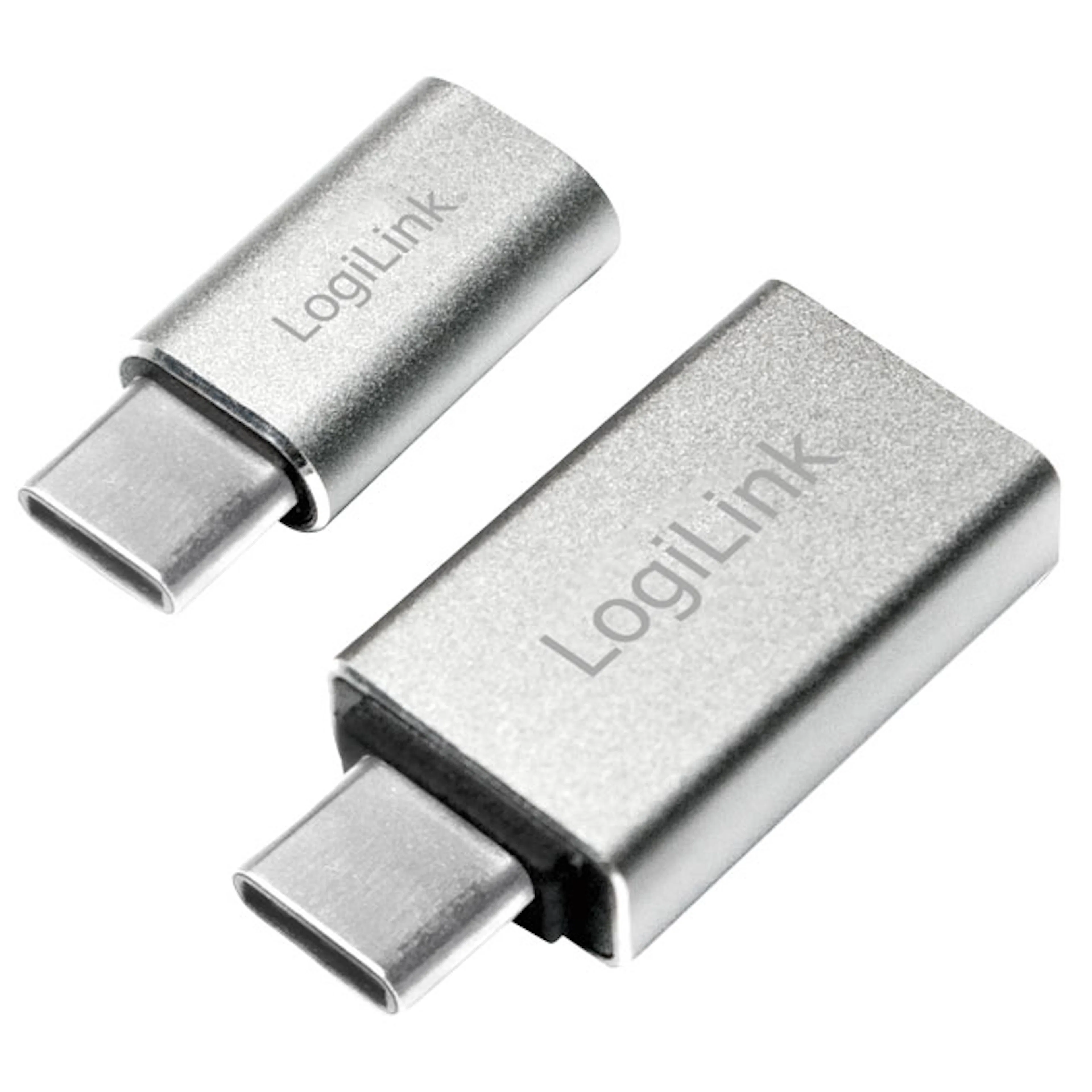 USB-C till USB + USB-C MicroUSB LogiLink