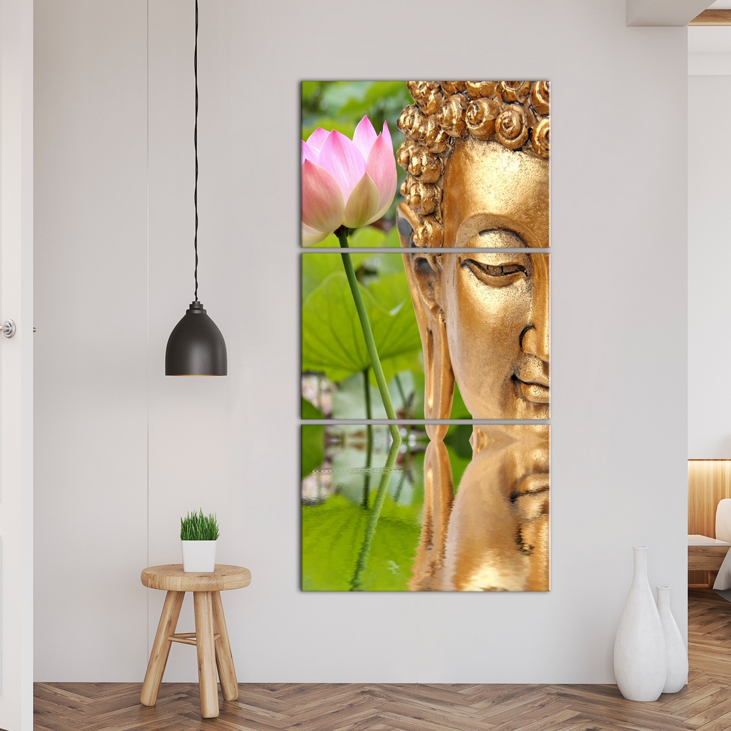 Tavla - Statue with a Flower 60x120 60x120 cm