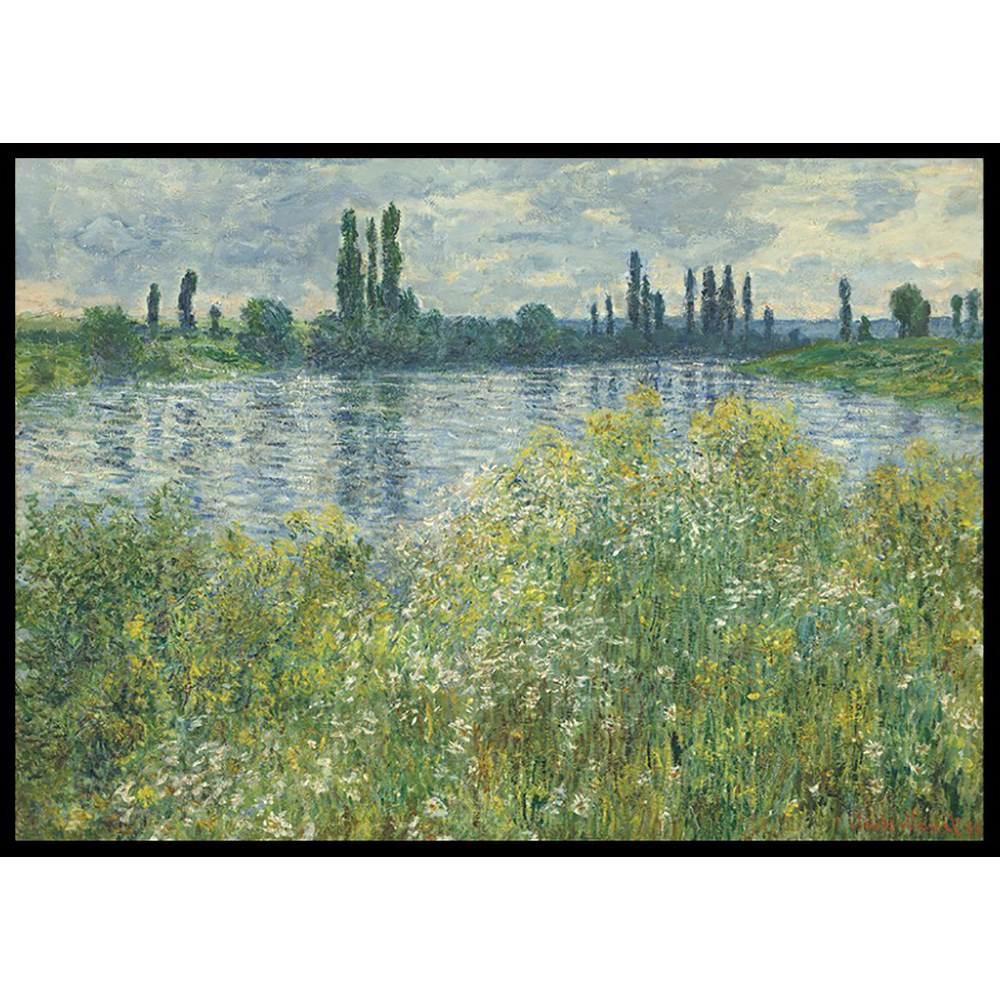 Poster Gallerix Banks of the Seine By Claude Monet