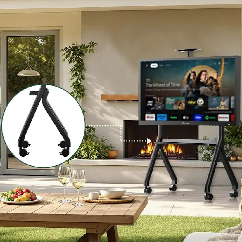 Rullstativ Sylvox Y-format för Utomhus-TV 65–120tum