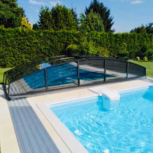 Pooltak Nordenspa Ålesund 3,50 x 6,47 Klarplast (Silver) Silver