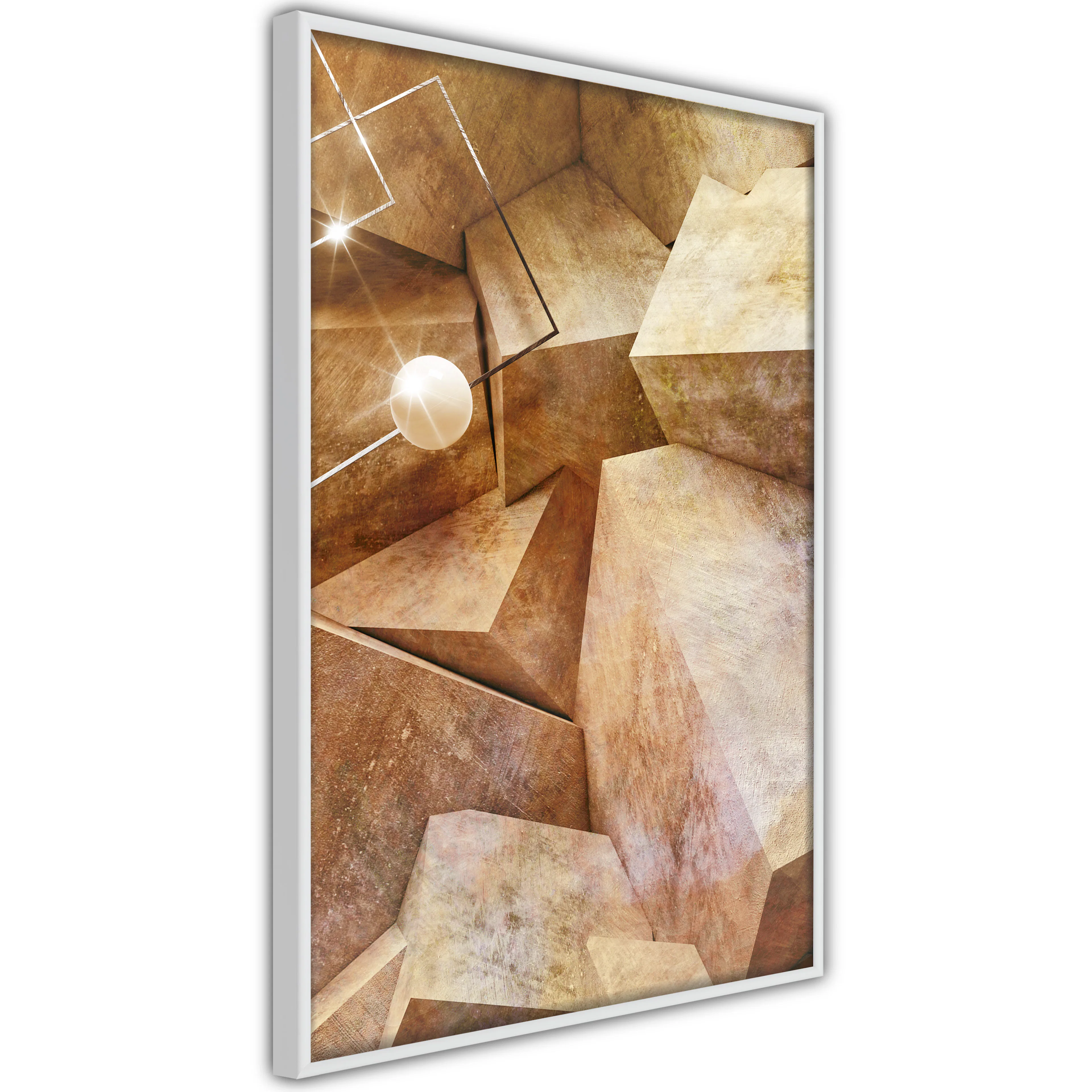 Poster Artgeist Affisch Saffron Corners