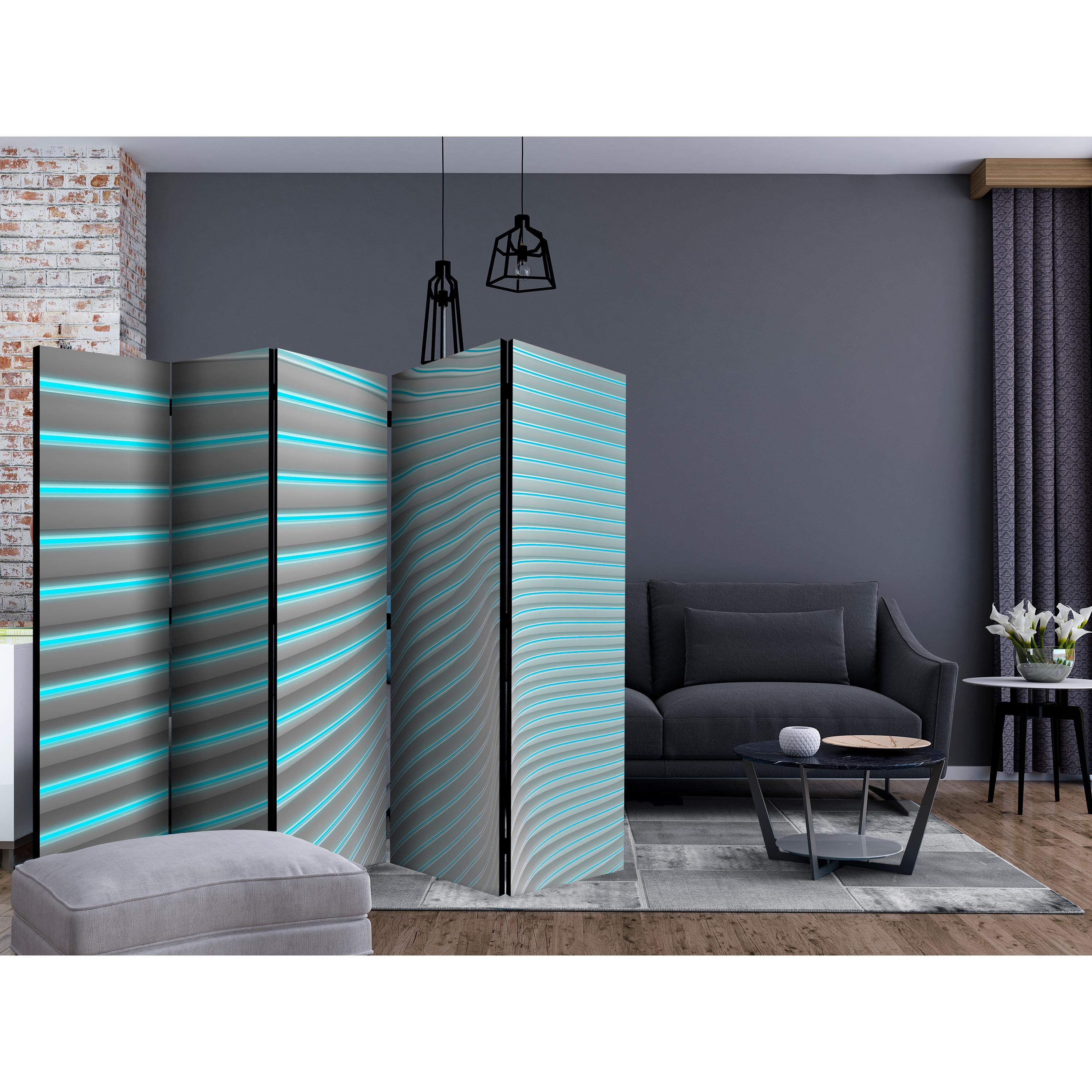 Rumsavdelare Arkiio Neon Blue II 225x172 cm