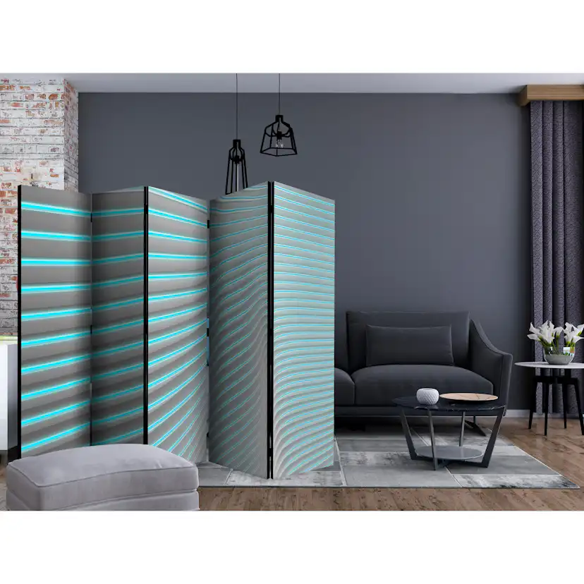 Rumsavdelare Arkiio Neon Blue II 225x172 cm