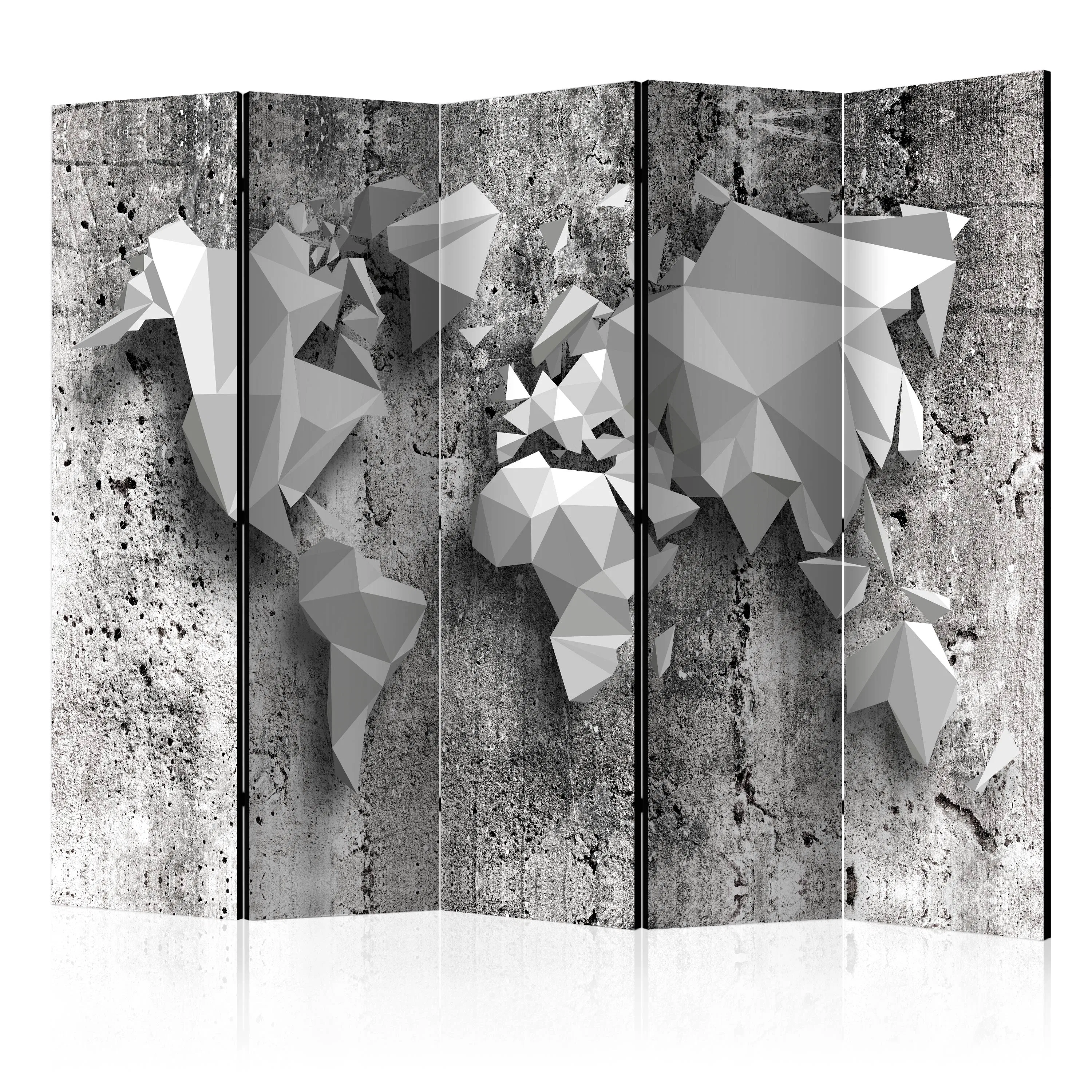 Rumsavdelare Arkiio World Map Origami II 225x172 cm