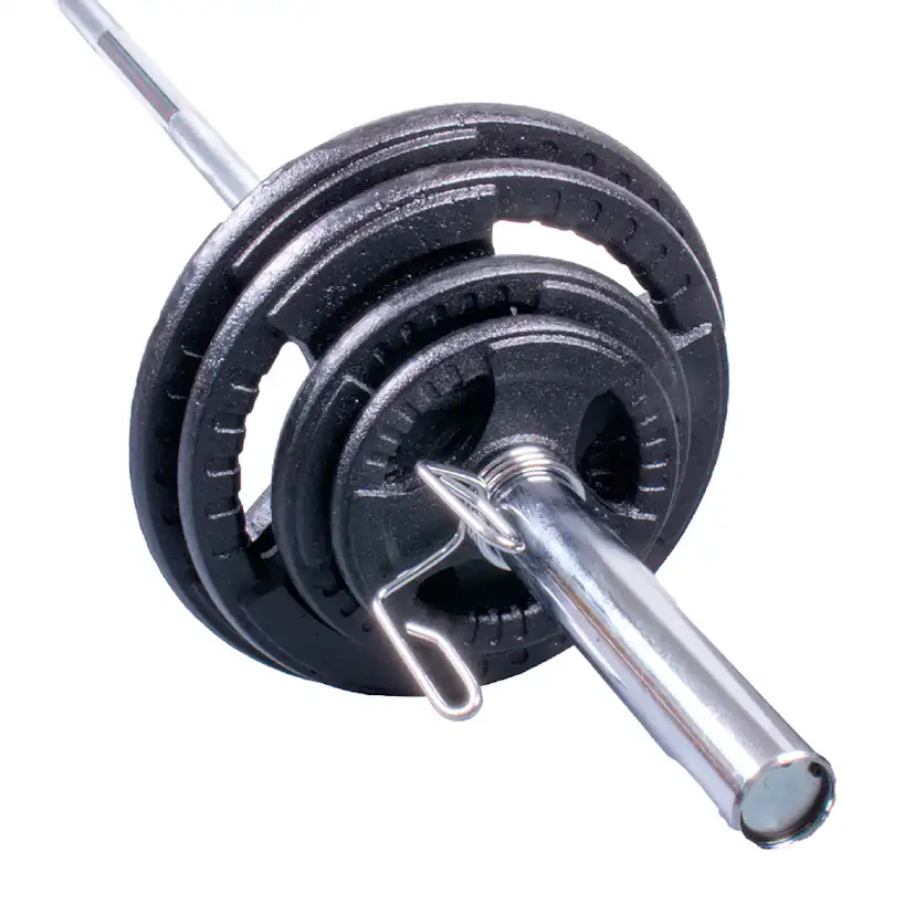Skivstångsset Fitn Shape Olympia 85 kg