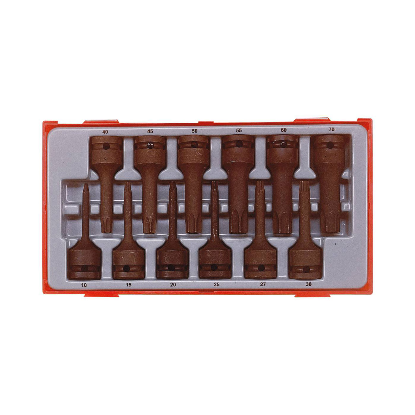 Krafthylsbitssats 12 delar TX Teng Tools TT9212TX