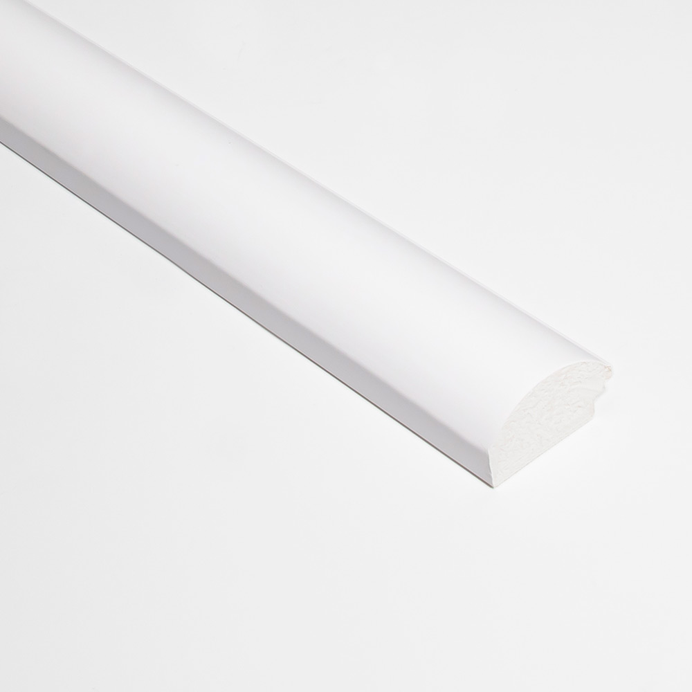 Avslutningslist Lamelio Infinity Luna Vit Avslut 2,5 cm Höger