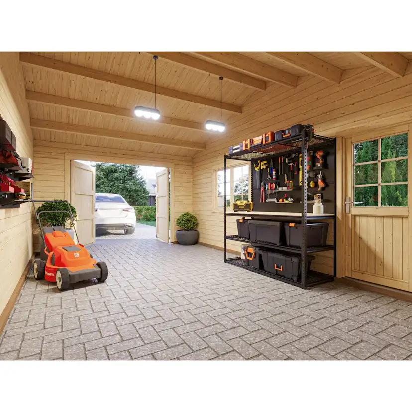 Roger 19,0+16,2 m2 with wooden gate NO Obehandlad