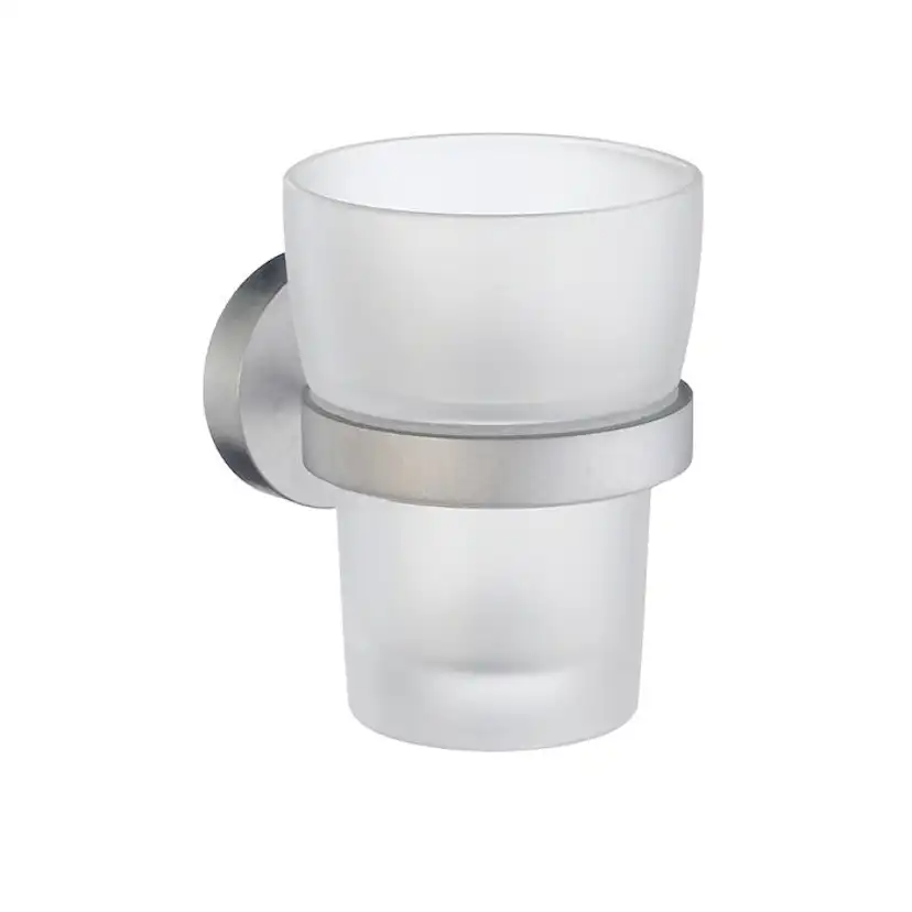 Tandborstglas Smedbo Home HS343 Krom/Frostat Glas