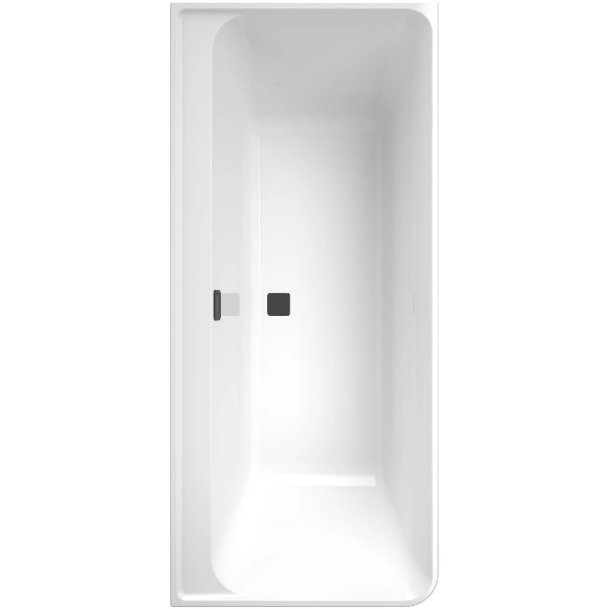 Badkar Villeroy & Boch Collaro UBA180COR9CR00VN01 Högermodell, Krom/Mattsvart
