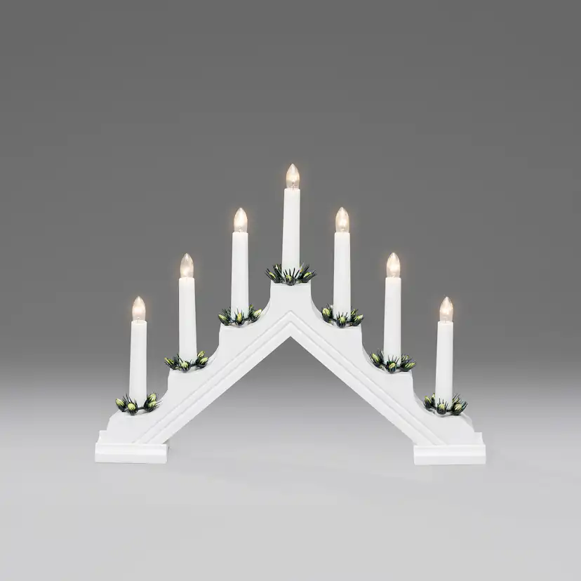 Adventsljusstake Gnosjö Konstsmide 7L H28