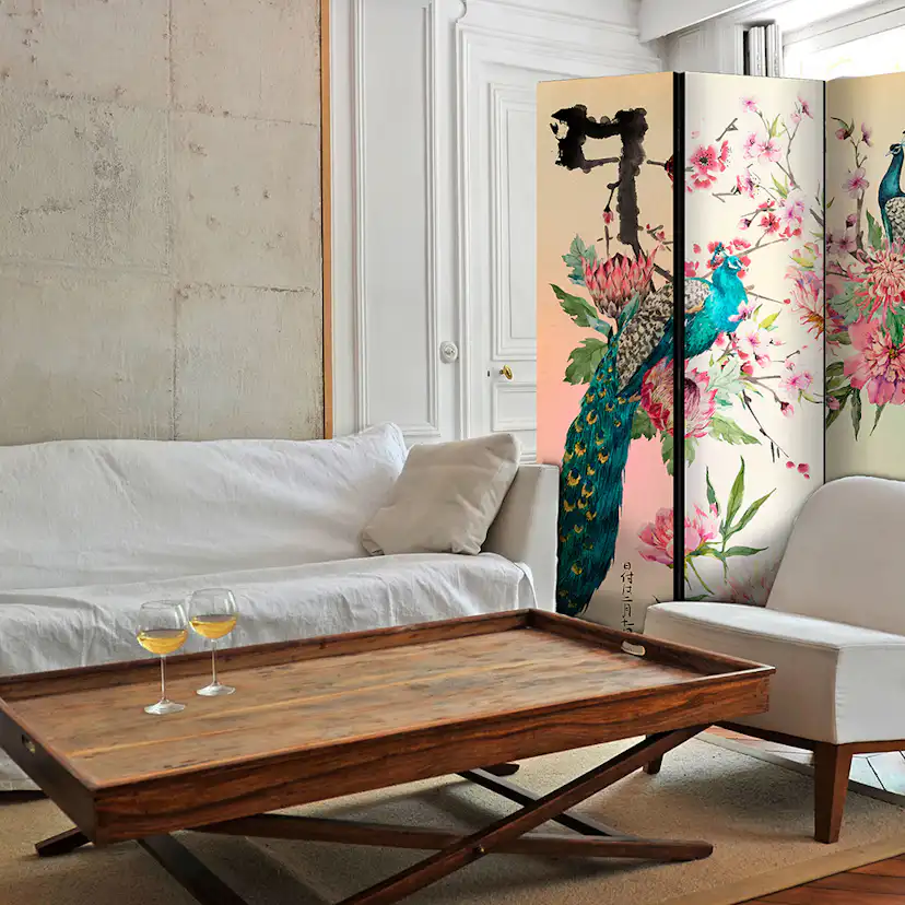 Rumsavdelare Arkiio Peacock Love 135x172 cm