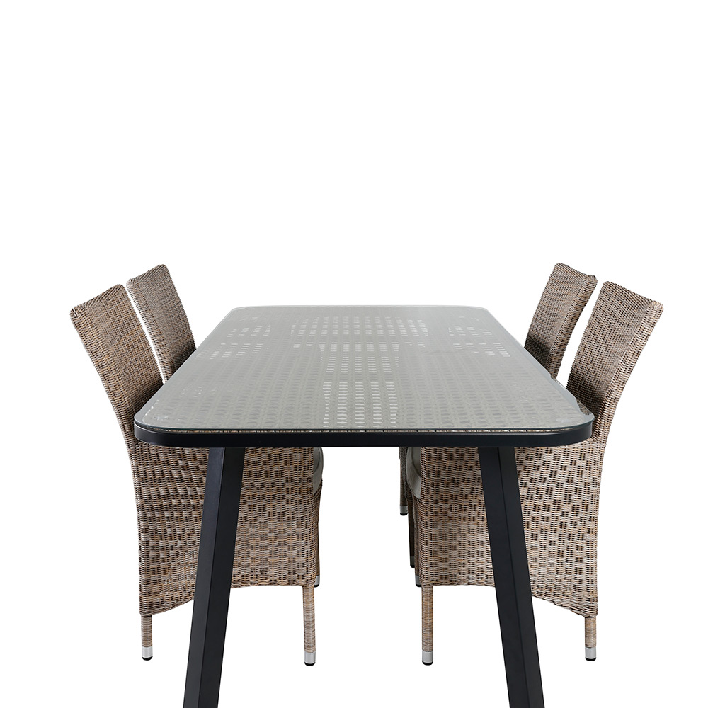 Matgrupp Venture Home Olle med 4 Tosca Matstolar