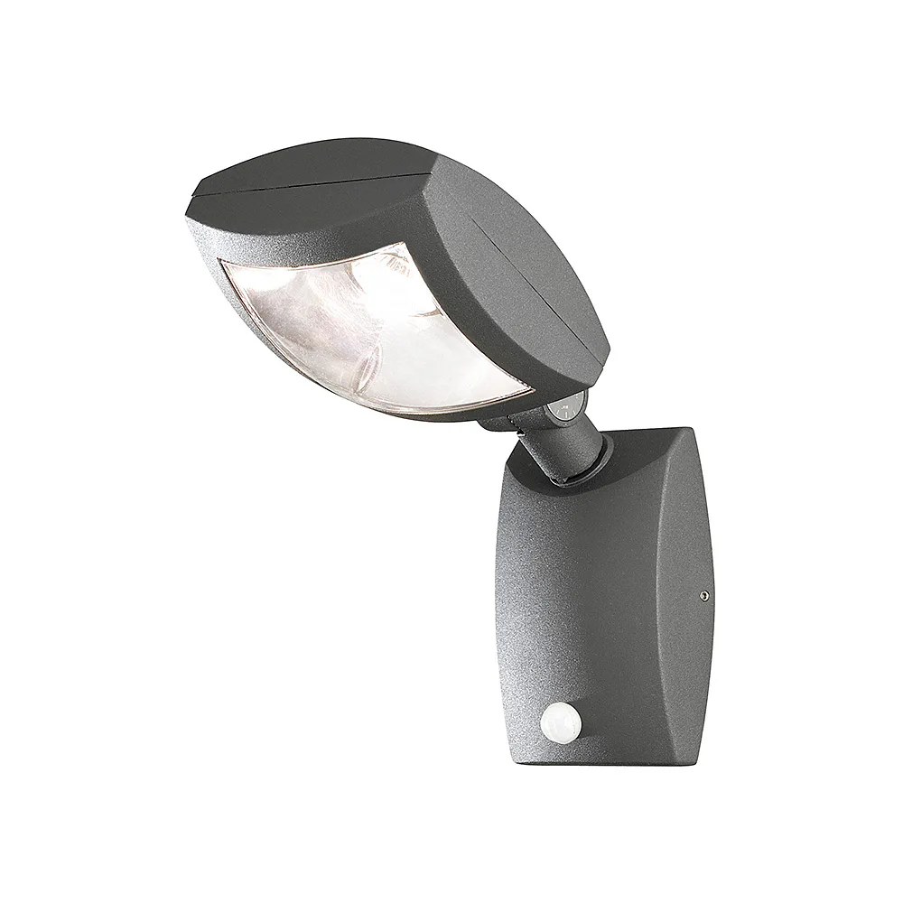 Vägglykta Gnosjö Konstsmide Latina High Power LED Rörelsevakt Mörkgrå