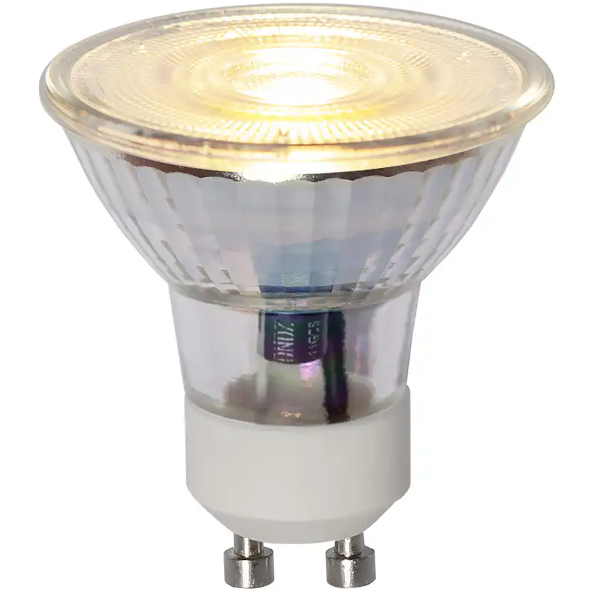 LED-lampa Star Trading GU10 MR16 Spotlight Glas 3-step
