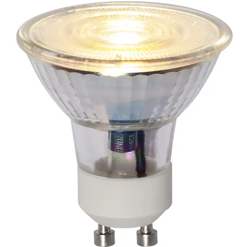 LED-lampa Star Trading GU10 MR16 Spotlight Glas 3-step
