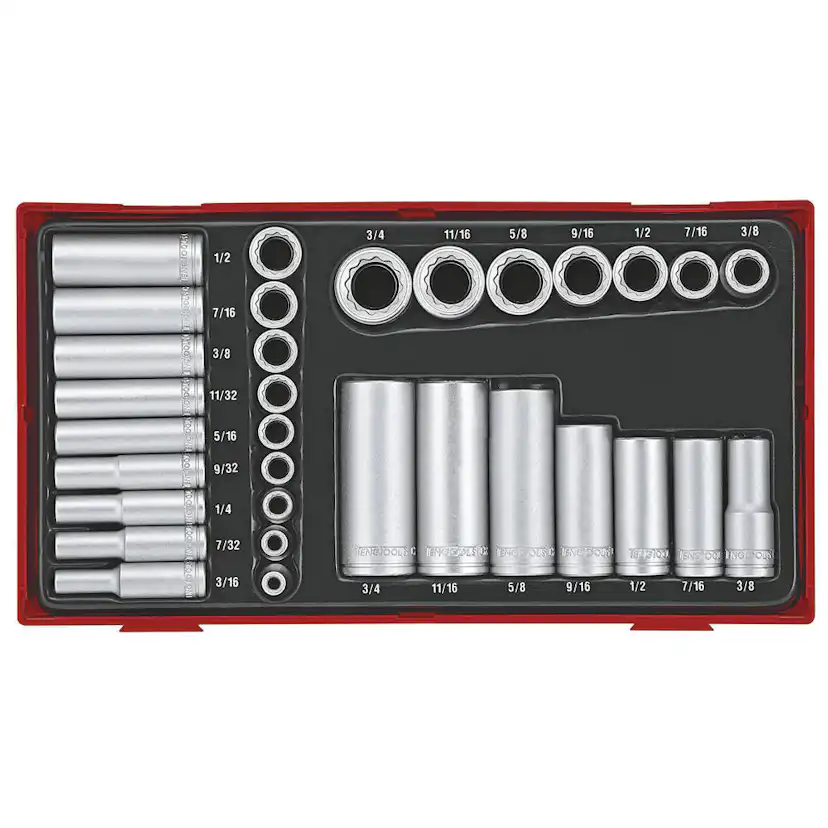 Hylssats Teng Tools 1/4-3/8 Tum TTAF3212