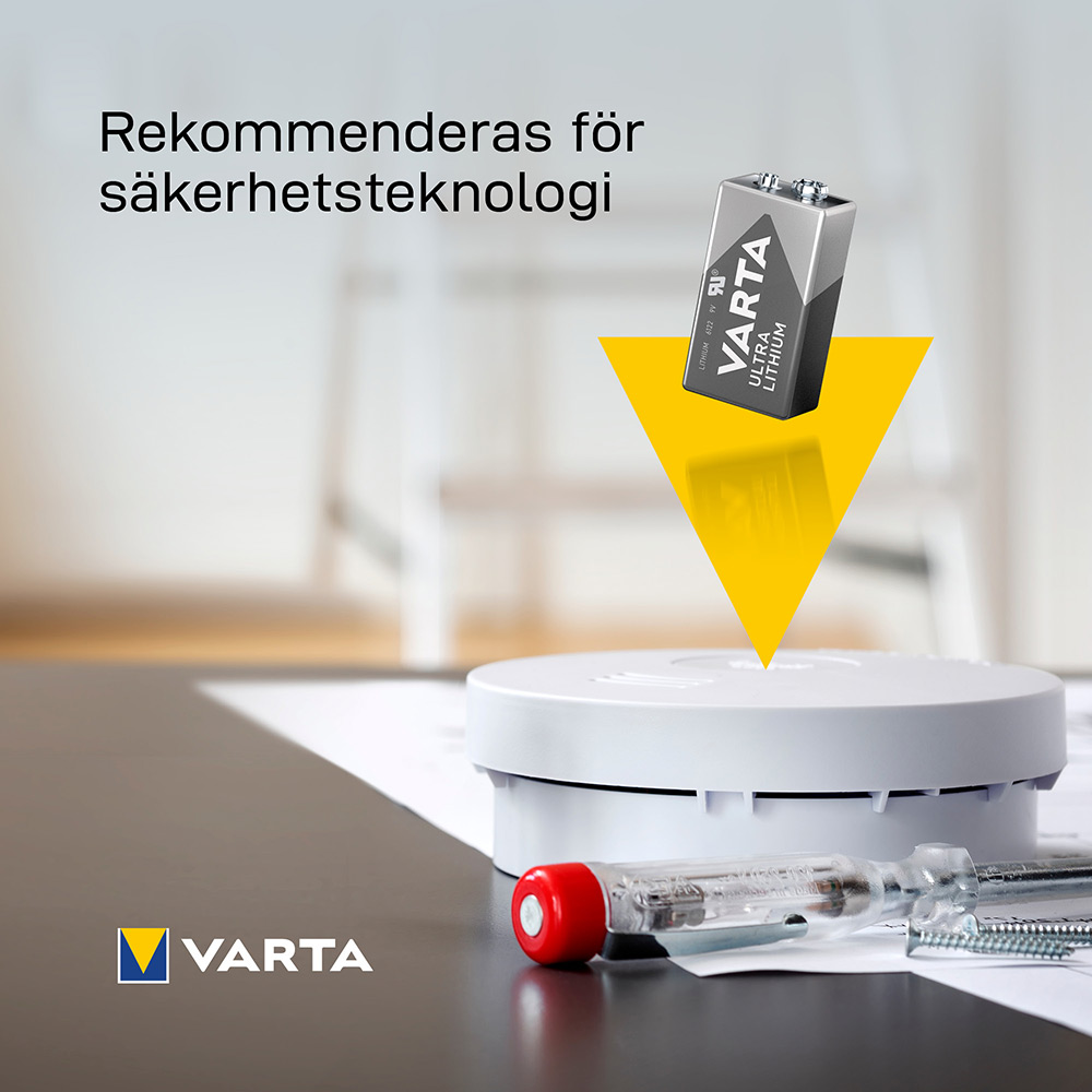 Batteri VARTA Ultra Litium 9V 1-Pack