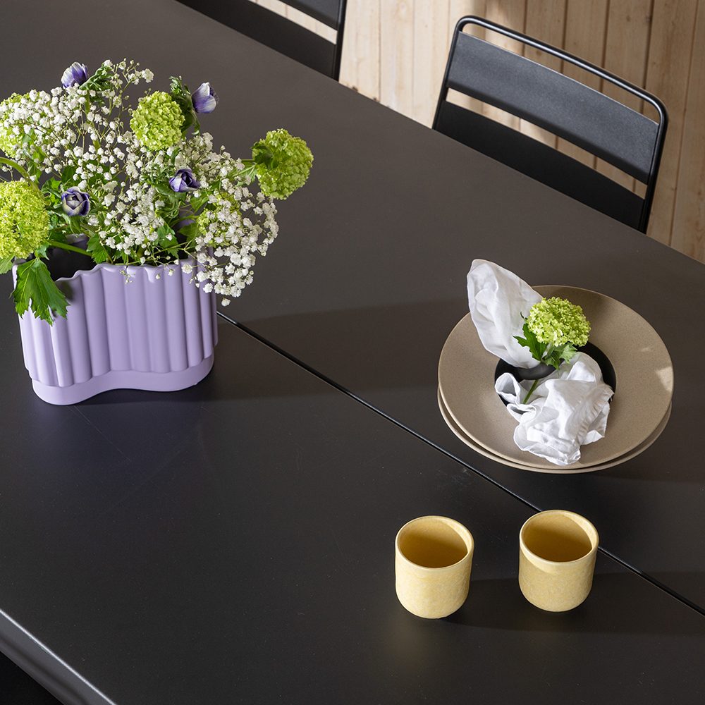 Matgrupp Utomhus Venture Home Modena med 6 Lina Trädgårdsstolar
