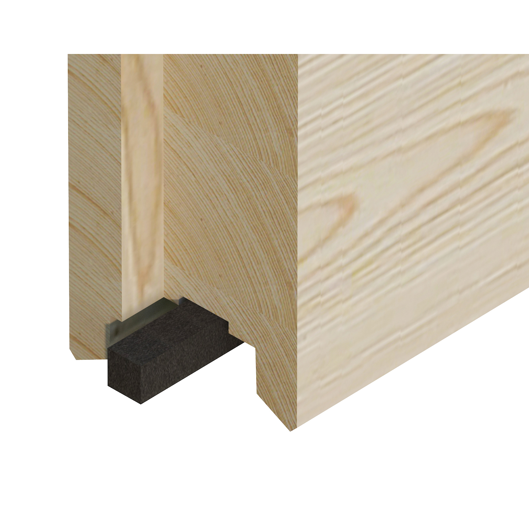Trädgårdshus Palmako Grace 12,0 m2 (inv. 11,2 m2) med skjutpartier SlidePlus