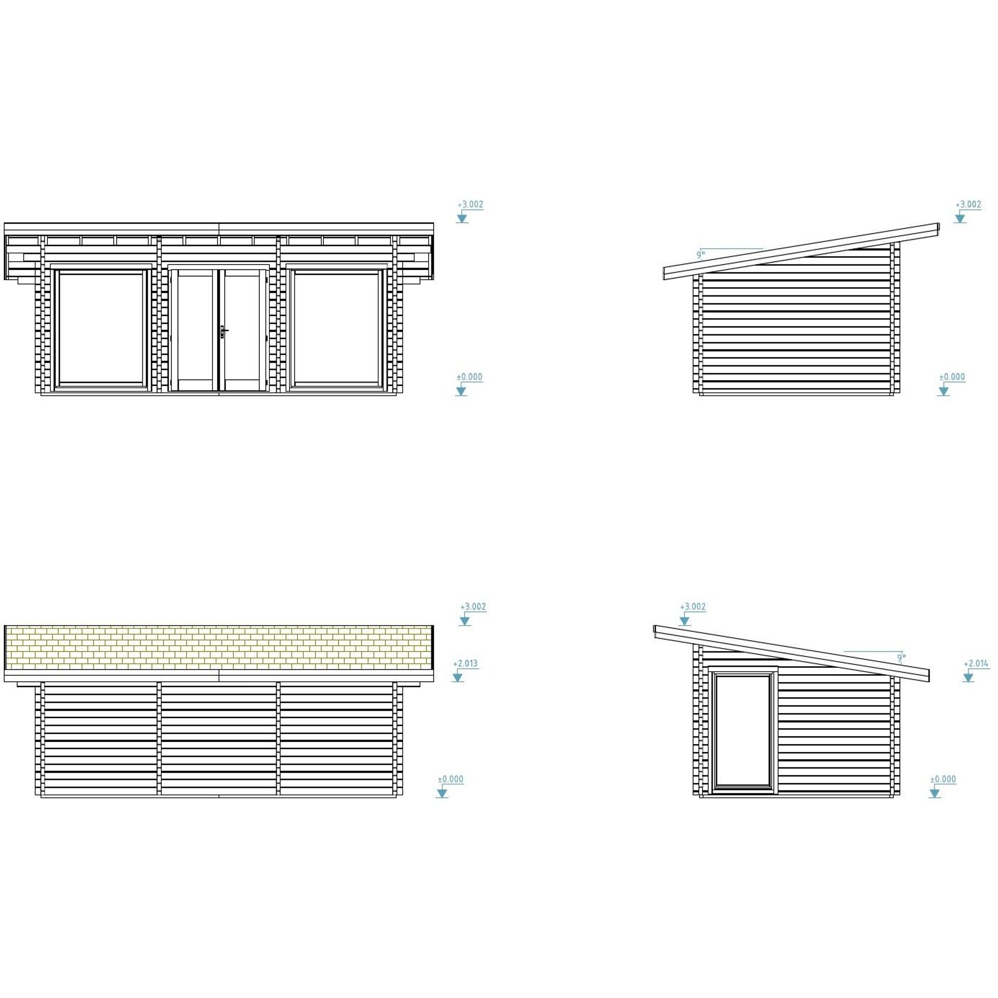 Stuga Palmako Heidi 19,7 m2