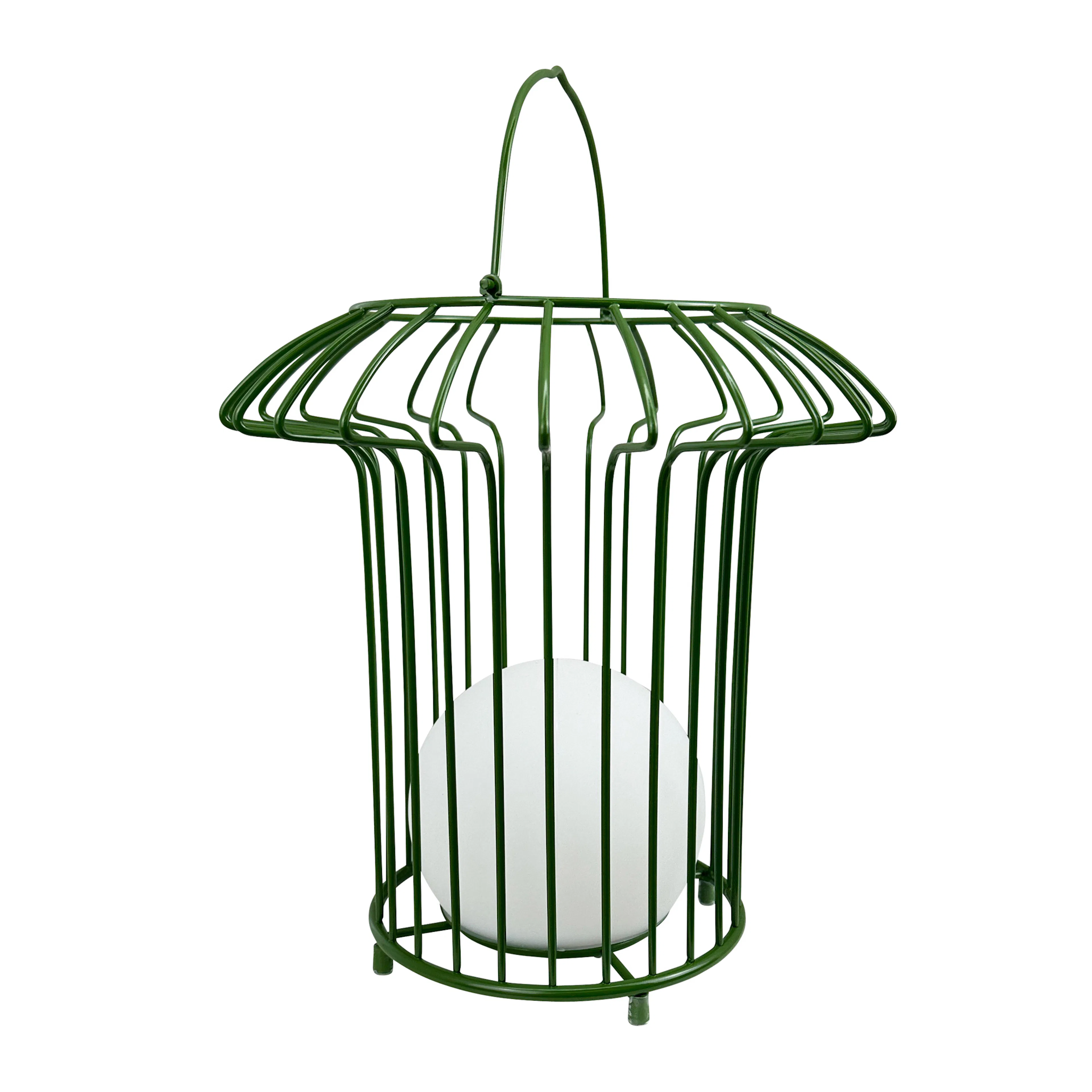 Solcellslampa Dyberg Larsen Basket LED-Lykta Grön
