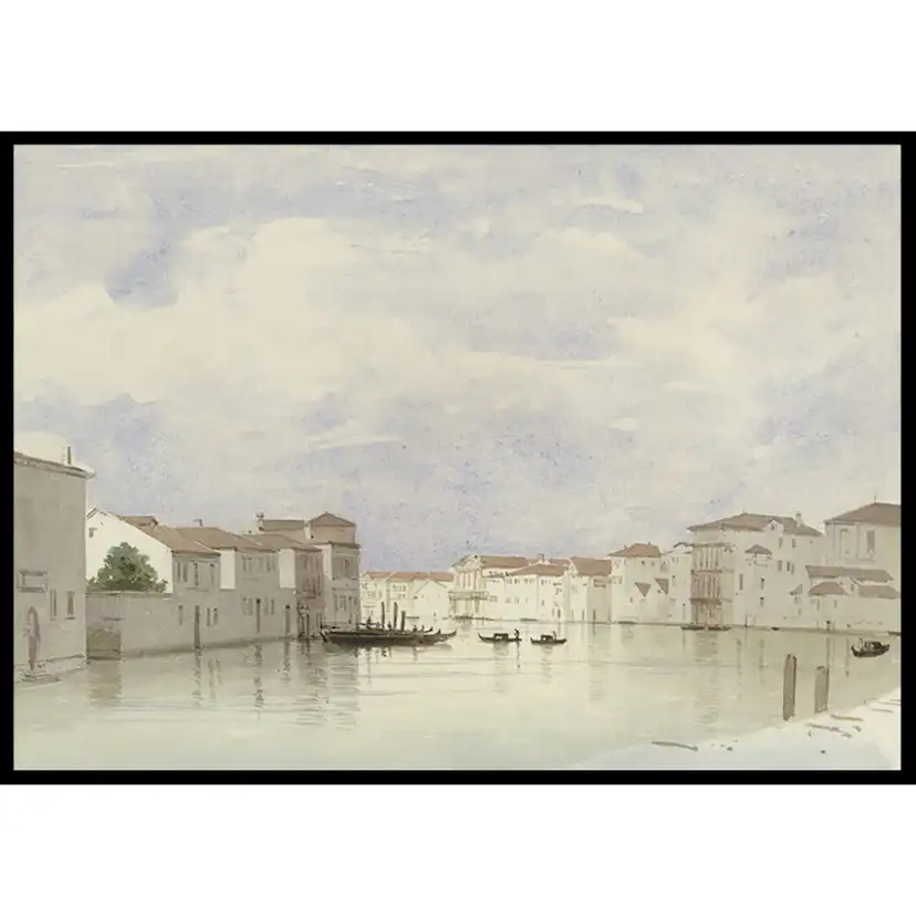 Poster Gallerix Kanal In Venedig By Carl Theodor Reiffenstein