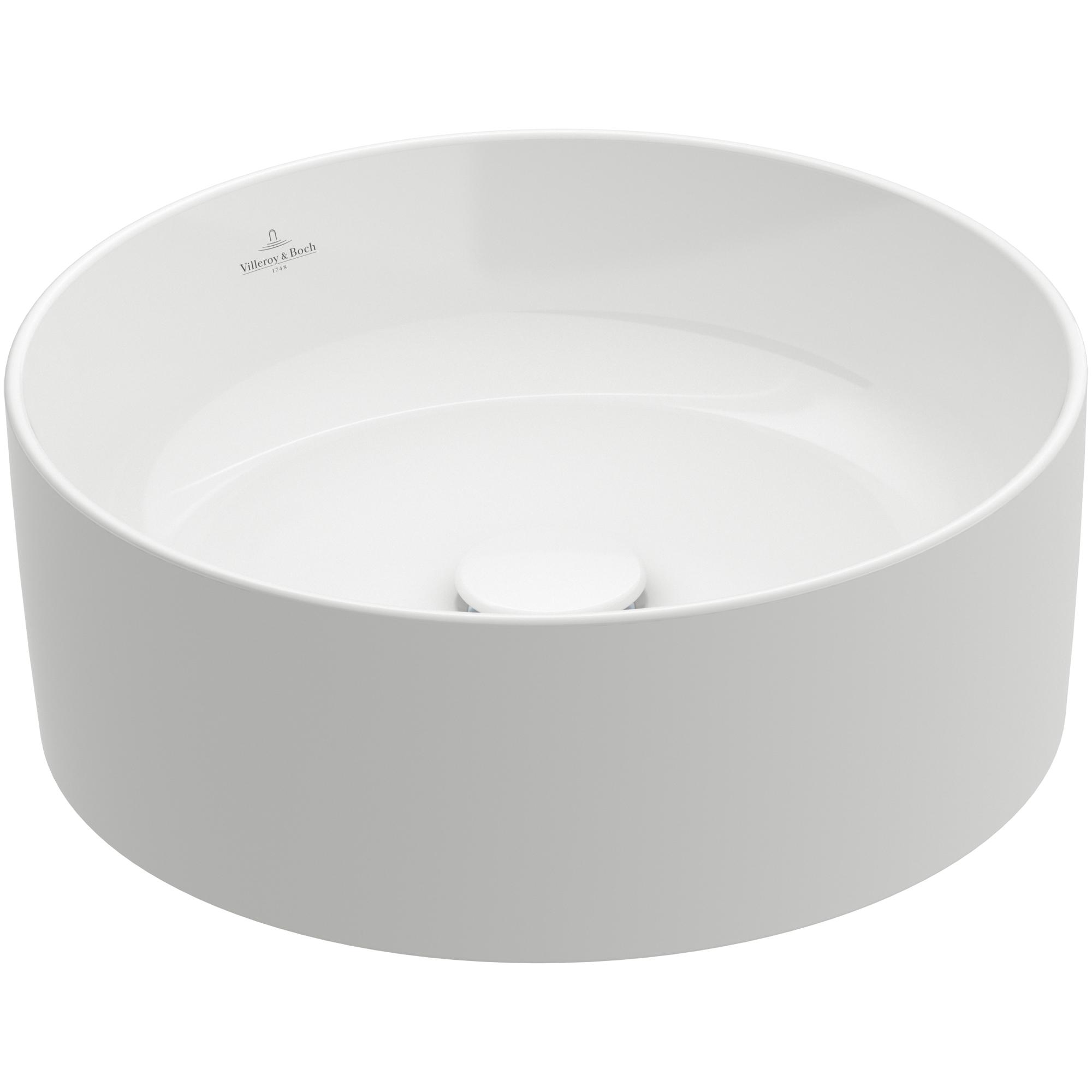 Tvättställ villeroy & Boch Collaro 4A184001 Vit Alpin, för Väggmonterad blandare