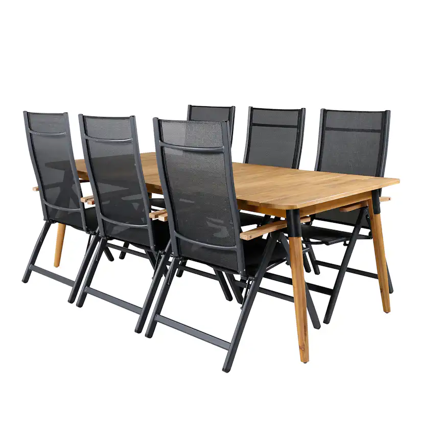 Matgrupp Venture Home Julle med 6 Poda Matstolar
