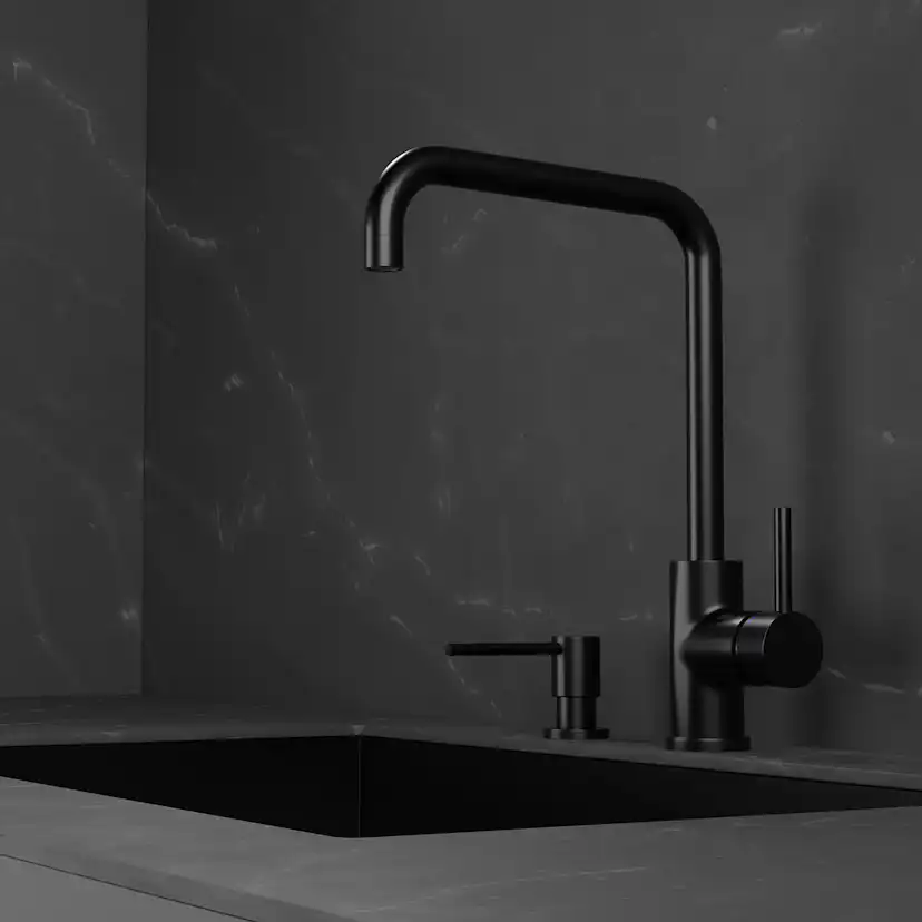 Köksblandare Scandtap Steel Square Rostfritt Stål