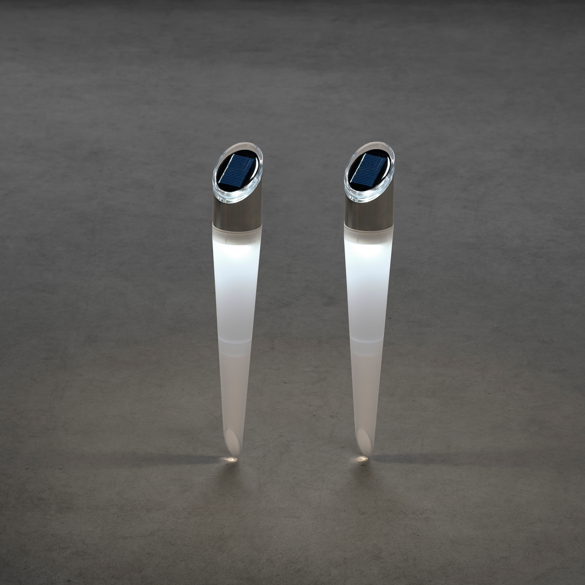 Solcellslampa Gnosjö Konstsmide Assisi Spjut Stående 2-pack