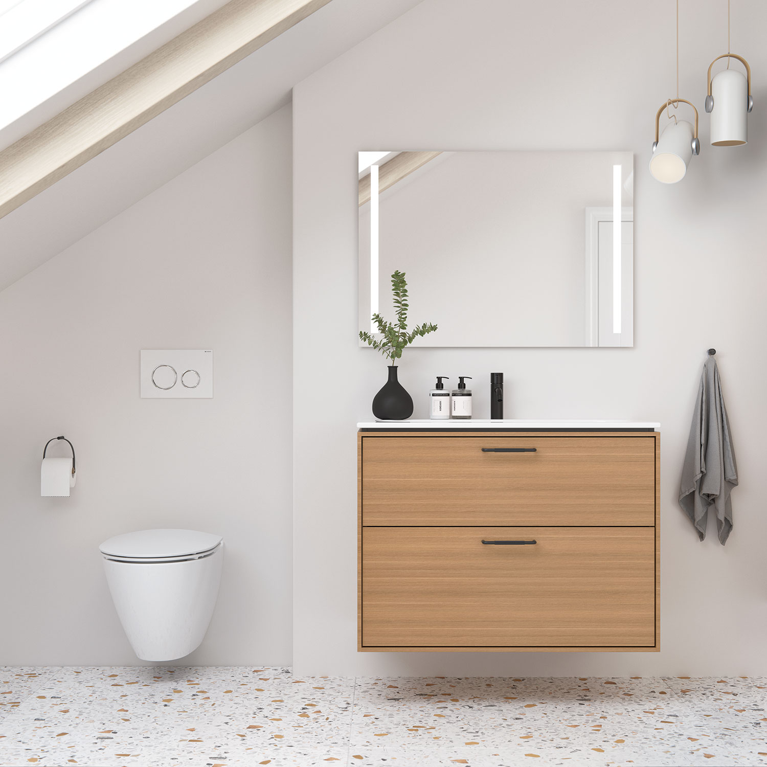 Vägghängd Toalettstol Ifö Spira Art 6245 Rimfree