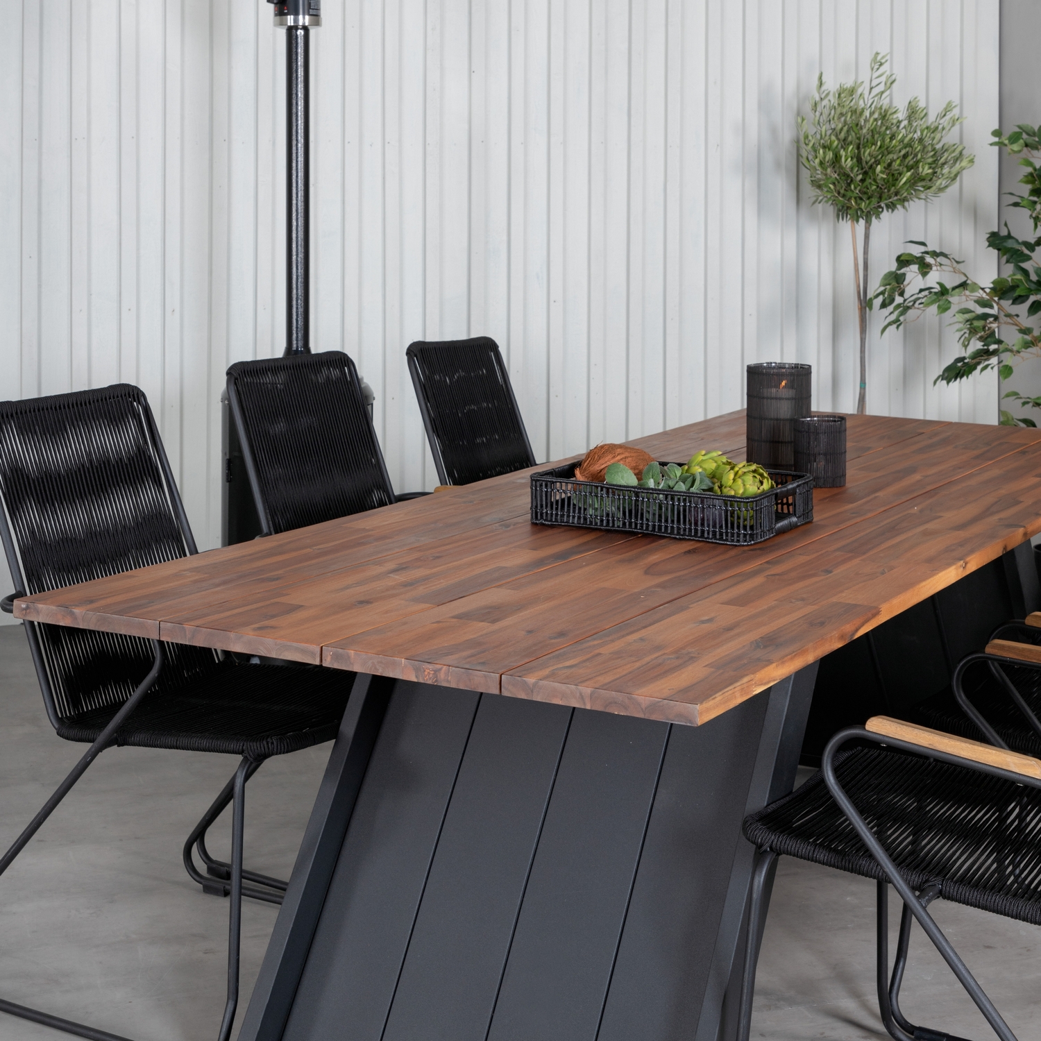 Matgrupp Venture Home Doni med 6 Billy Karmstolar
